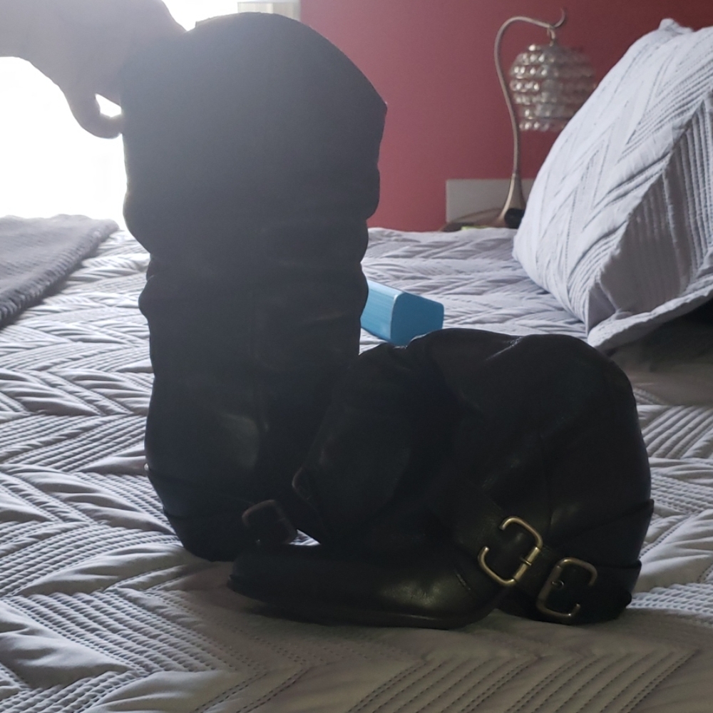 Matisse Leather Slouch Boots